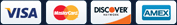 Credit Card Options Including Visa, MasterCard, Discover and Amex